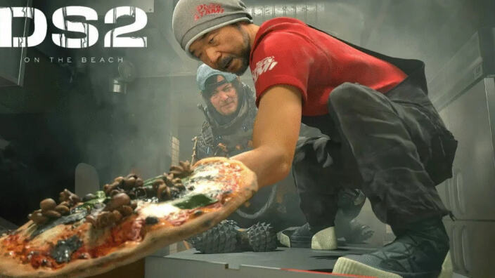 Death Stranding 2: Mamoru Oshii combatte con la pizza in un esilerante cameo