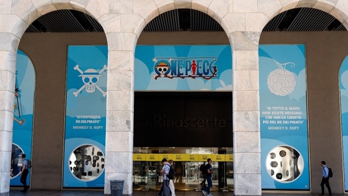 One Piece conquista la Rinascente a Milano: le foto dell'evento