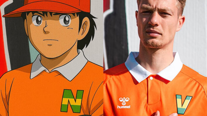 Anime e calcio: la maglia 2025/26 del Valenciennes è un tributo a Holly e Benji