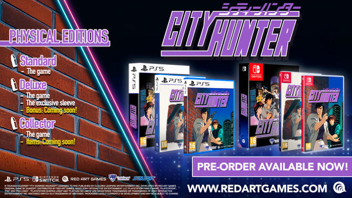 Il videogioco di City Hunter torna su tutte le piattaforme, anche in italiano