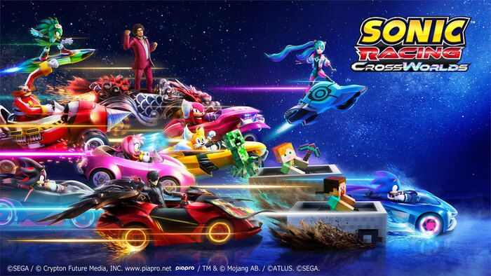 Sonic Racing: CrossWorlds introduce il pacchetto Minecraft