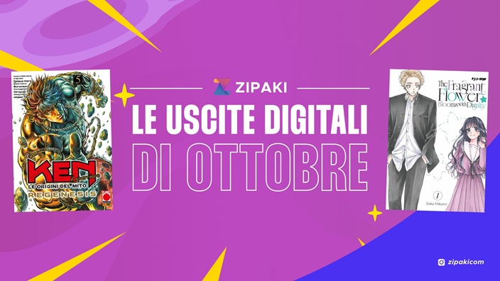 Zipaki: tutte le uscite digitali e cartacee di ottobre 2025
