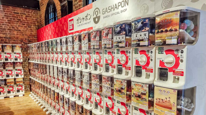 Bandai Namco apre a Milano il primo Gashapon Shop in Italia