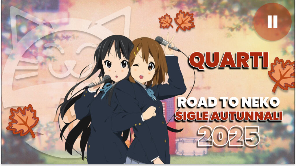 [Road to Neko] le migliori sigle dell'autunno 2025: Quarti sfida II