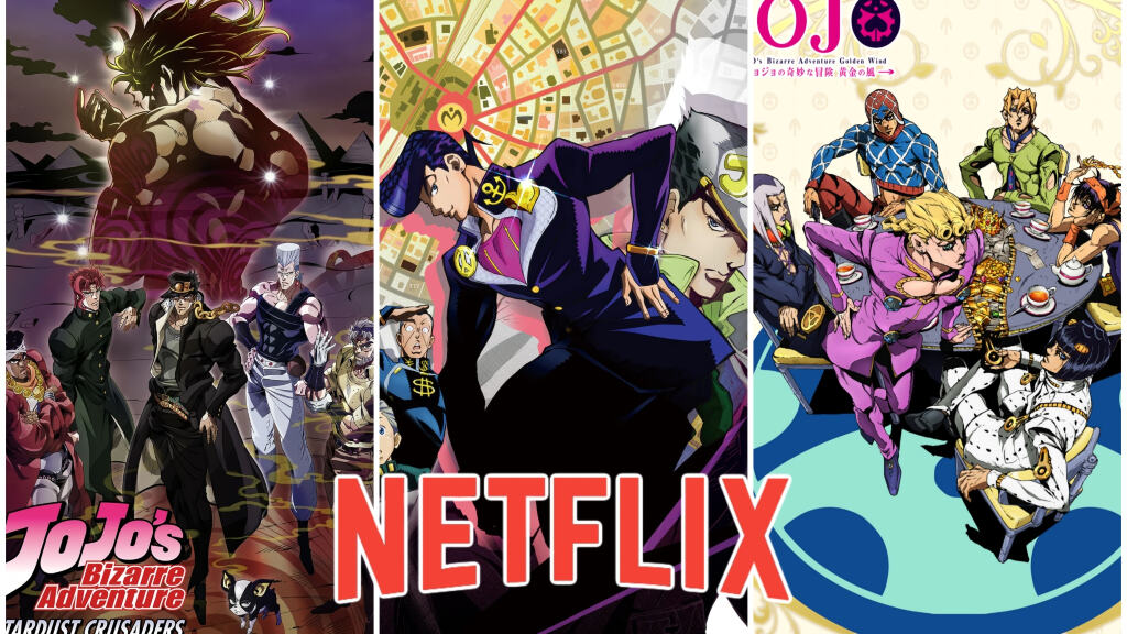 Le Bizzarre Avventure di JoJo: su Netflix disponibili la 3°, la 4° e la 5° serie doppiate in italiano