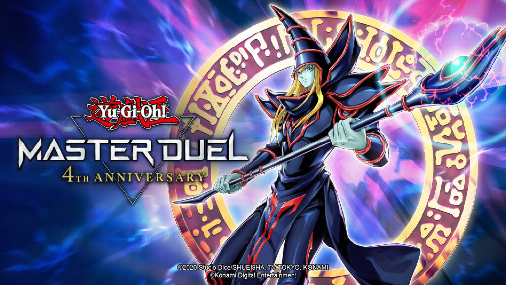 Yu-Gi-Oh! Master Duel festeggia il quarto anniversario con il Mago Nero