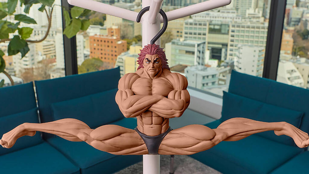 Baki: la spaccata di Yujiro diventa un gadget da collezione