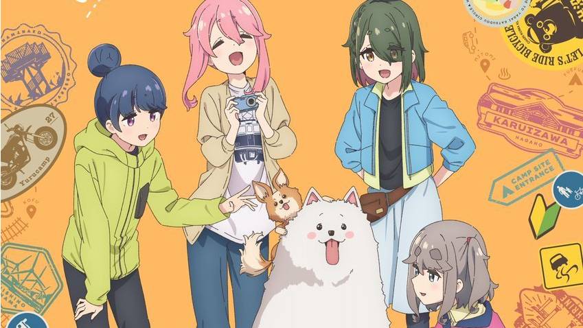 Laid-Back Camp: rilasciato il primo trailer e svelata la data di uscita della quarta stagione