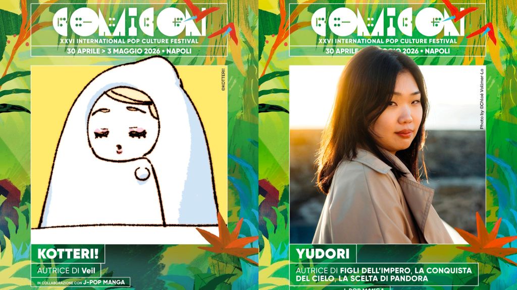 Comicon Napoli 2026: Kotteri (Veil) e Yudori (La conquista del cielo) ospiti per J-POP Manga