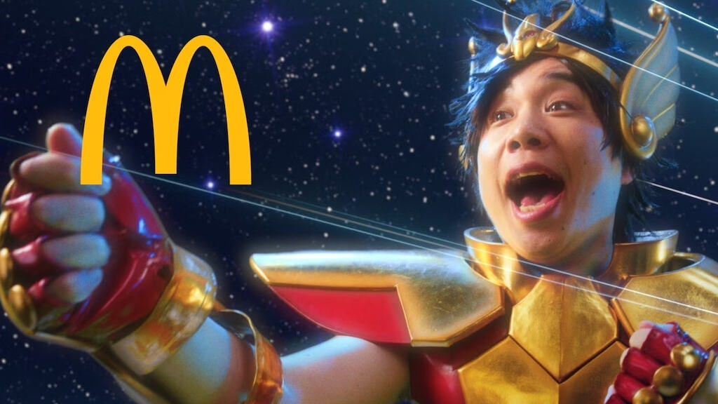 I Cavalieri dello Zodiaco invadono McDonald's Japan: burger limited e uno spot da non perdere