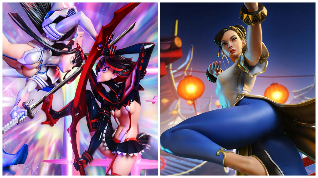 Kill la Kill e Street Fighter: due nuove figure di Prime 1 Studio