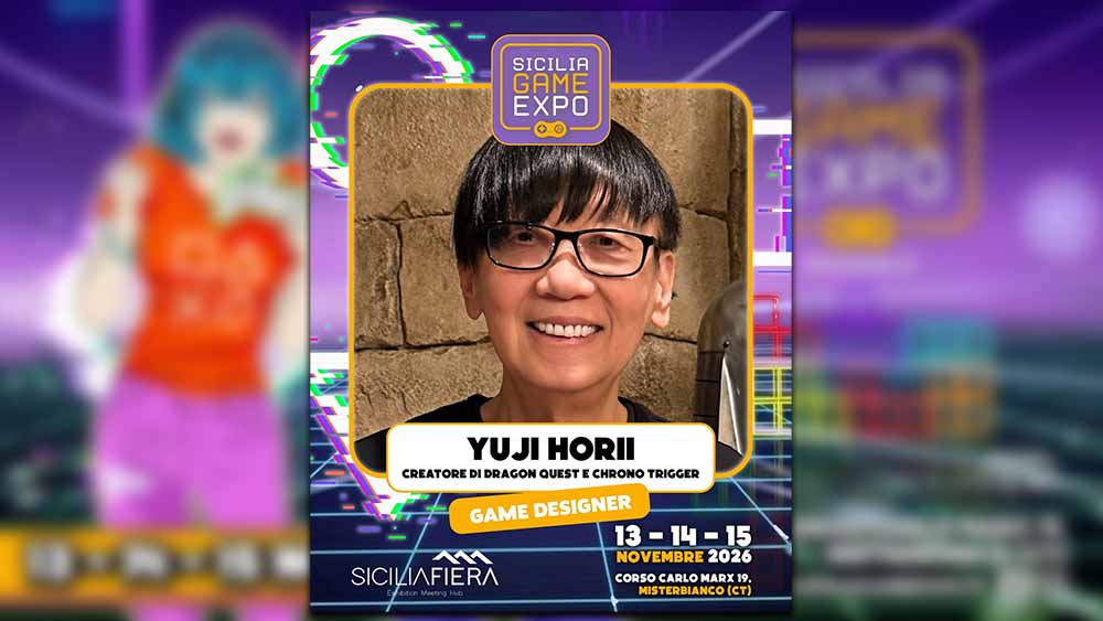 Yuji Horii sarà al Sicilia Game Expo di quest'anno