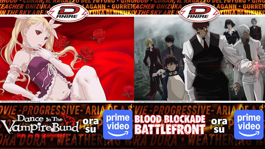 Dance in the Vampire Bund e Block Blockade Battlefront: informazioni sui doppiaggi di Dynit