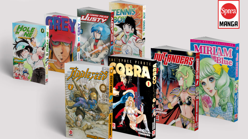 Nasce Sprea Manga: i grandi classici del manga tornano in Italia in edizioni da collezione
