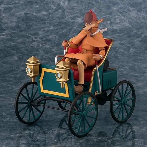 il fiuto di sherlock holmes figma di phat company automobile d'epoca