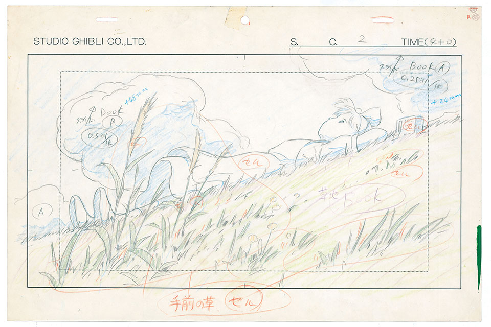 Un layout by Studio Ghibli Un layout by Studio Ghibli