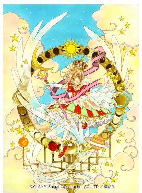 Illustrazione originale delle CLAMP Illustrazione originale delle CLAMP