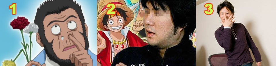 Il troll Sorachi, il misterioso Oda e l'eternamente giovane Araki.