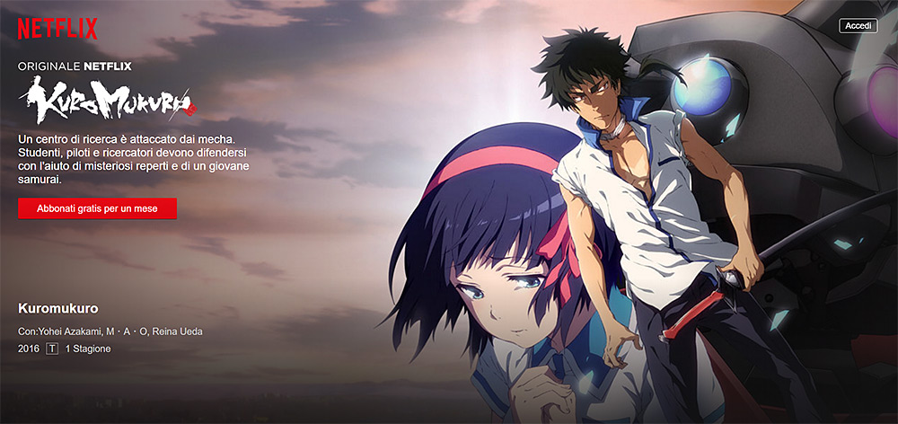 Kuromukuro Netflix