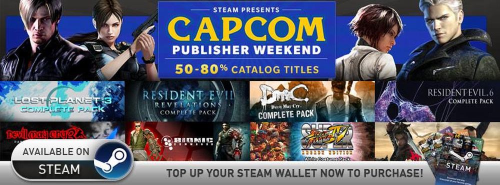 Nuovi sconti sui titoli Capcom per tutto il weekend su Steam capcom.jpg