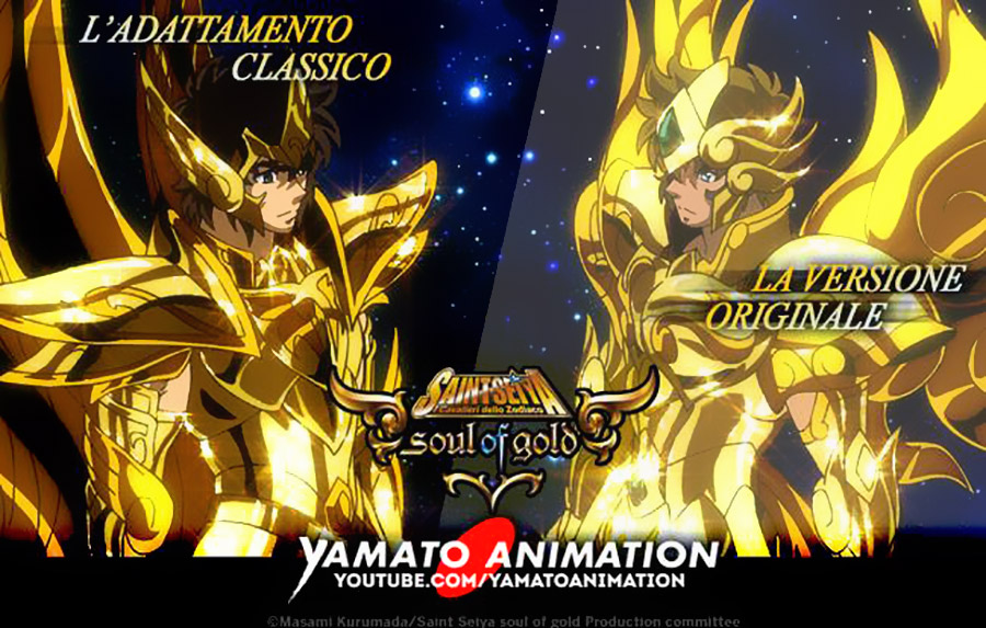 I cavalieri dello zodiaco Soul fo Gold per Yamato Video Saint Seiya - Soul of Gold