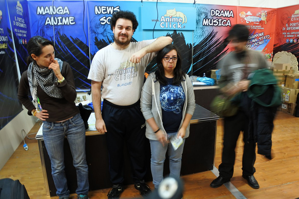 Una tappa allo stand Una tappa allo stand