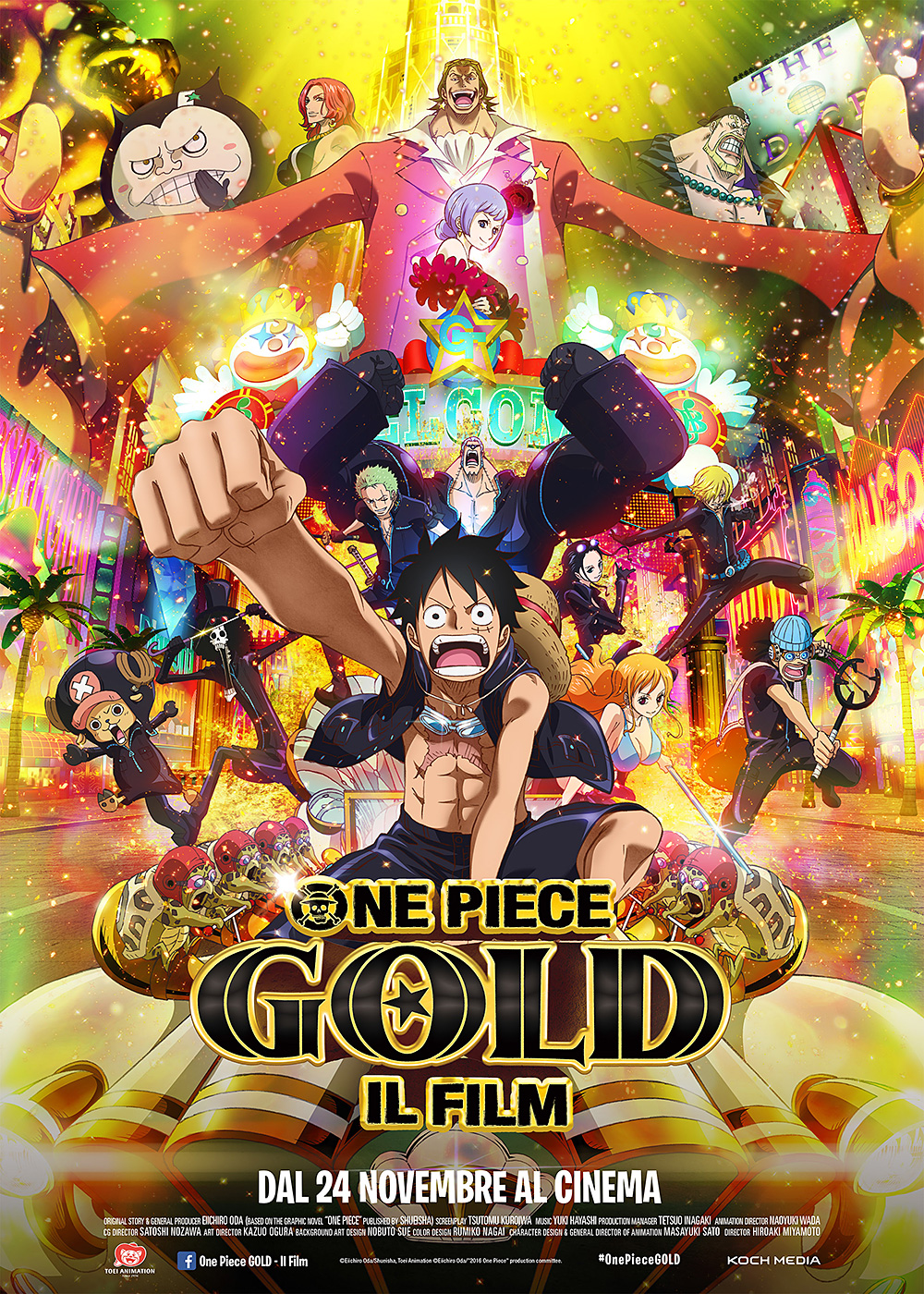 Poster One Piece Gold - il film