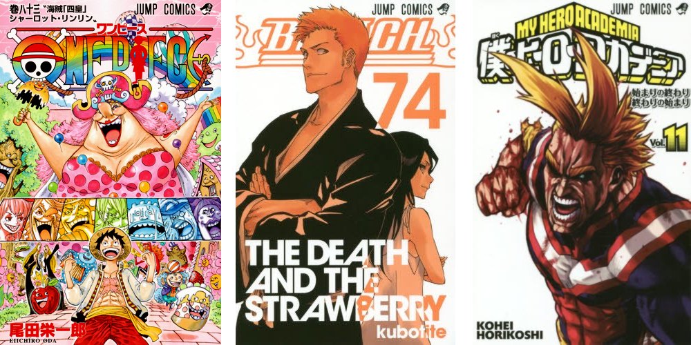 One Piece 83 Bleach 74 My Hero Academia 11