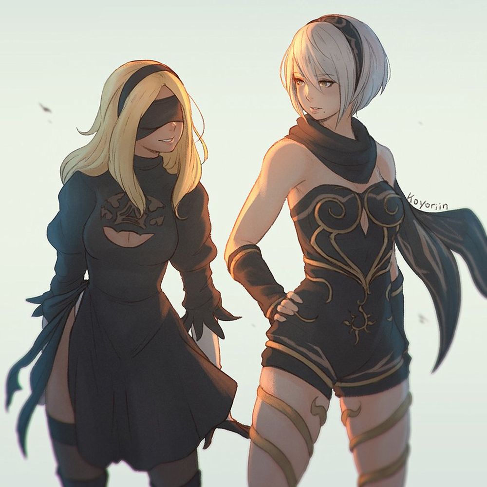 NieR: Automata X Gravity Rush 2 in uno splendido artwork katx2b.jpg
