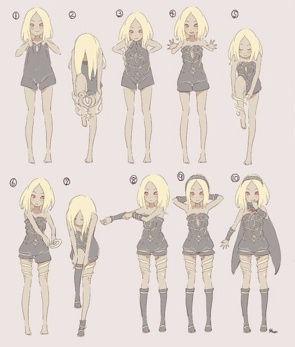 Gravity Rush, ecco come Kat indossa il proprio abito sketch.jpg