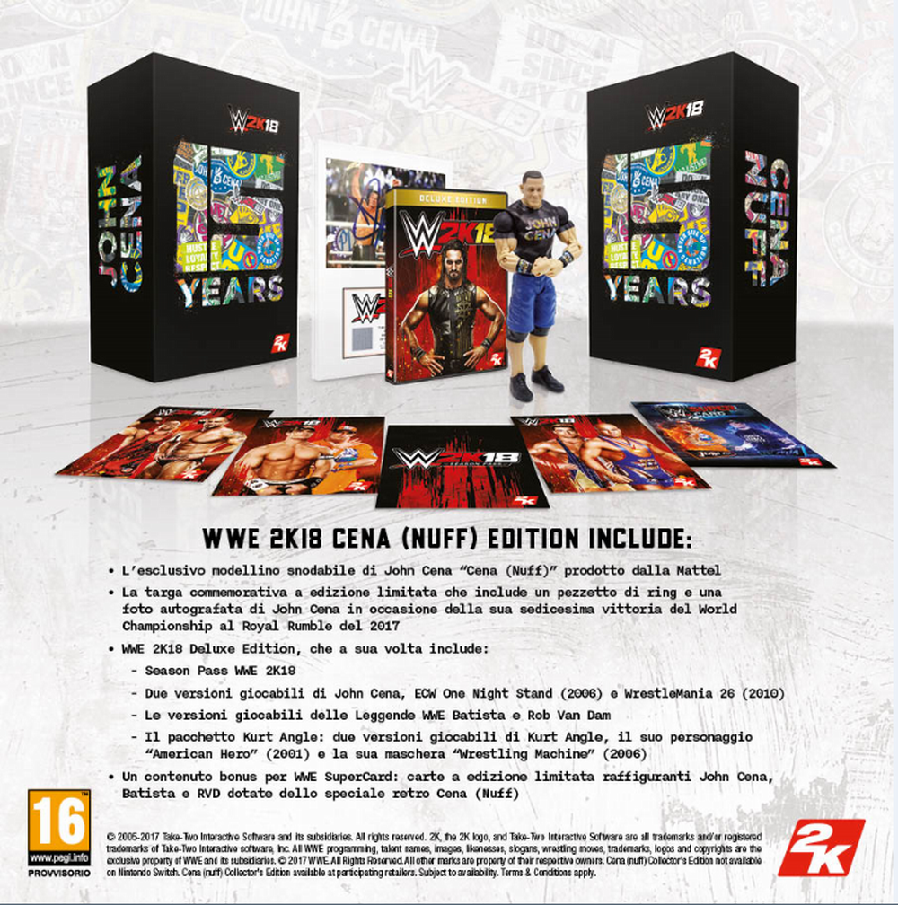 WWE2K18, svelata la John Cena Collector's Edition wrestling.png