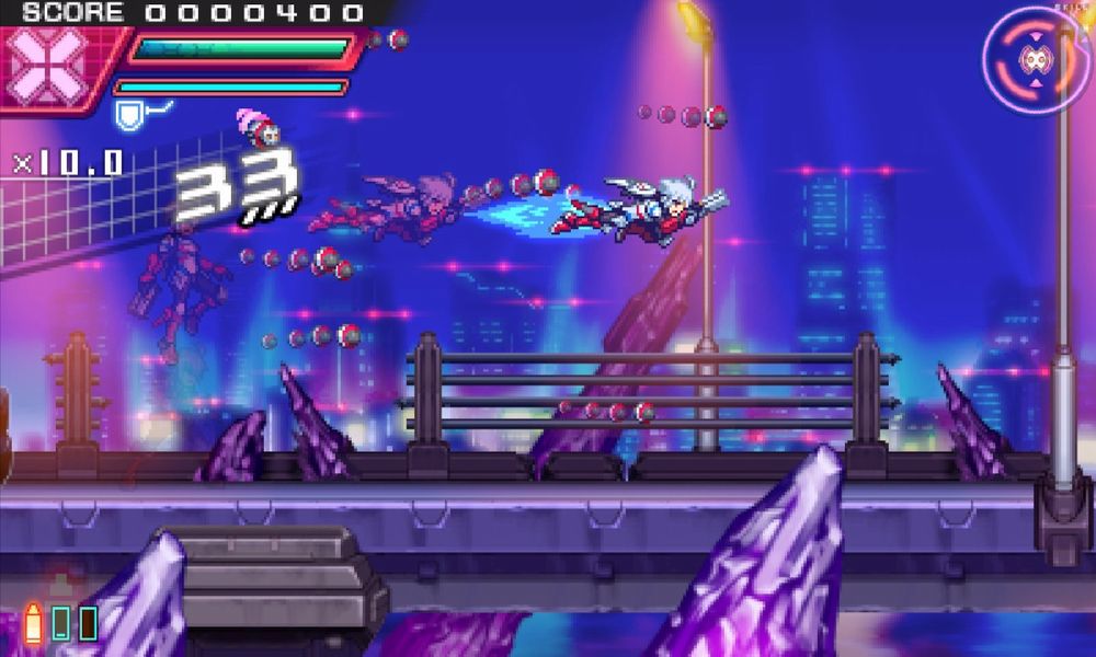 Azure Striker Gunvolt: Striker Pack - Recensione azuregameplay3.jpg
