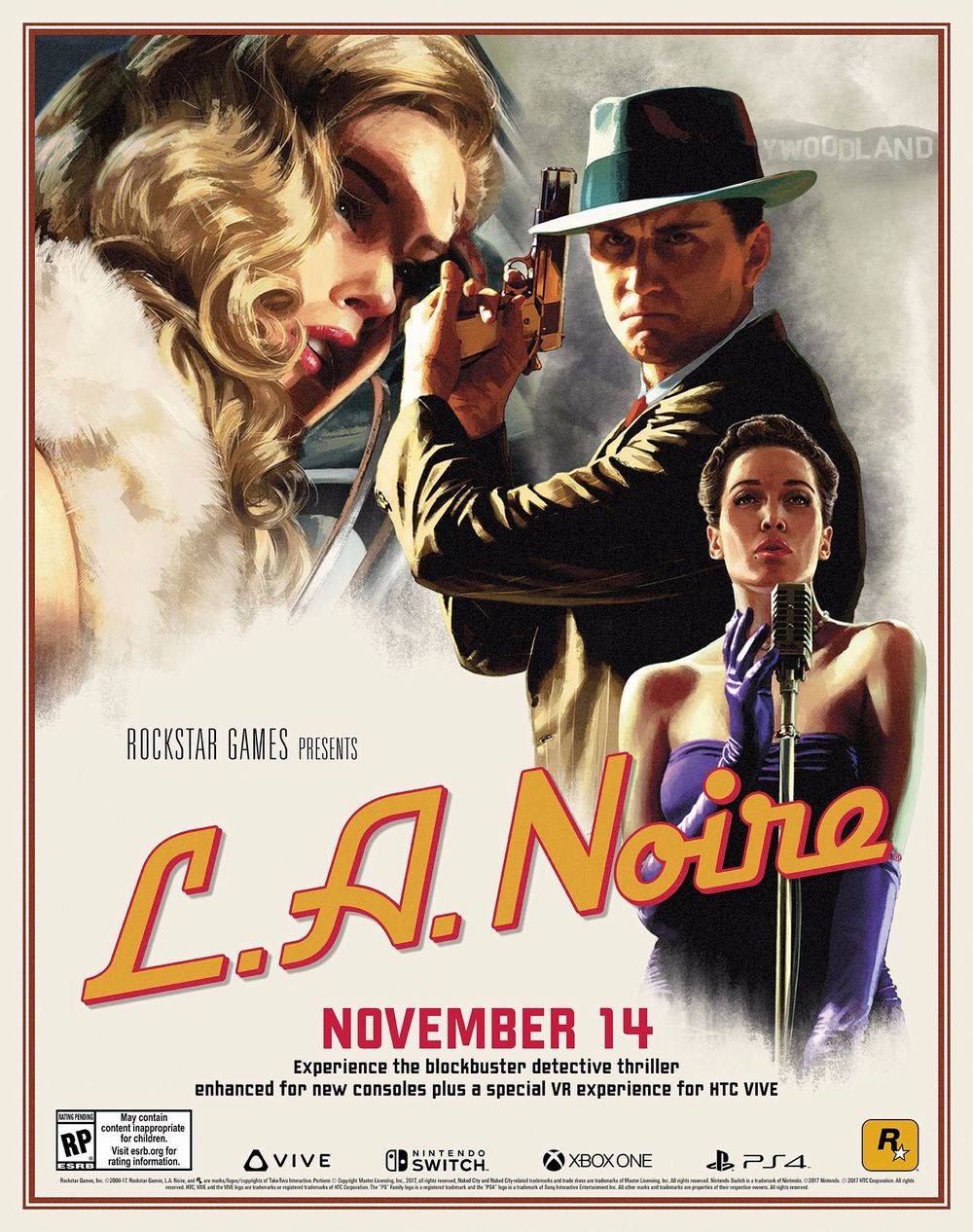 L.A. Noire ritorna su PlayStation 4, Nintendo Switch, Xbox One e HTC Vive LANoire.jpg