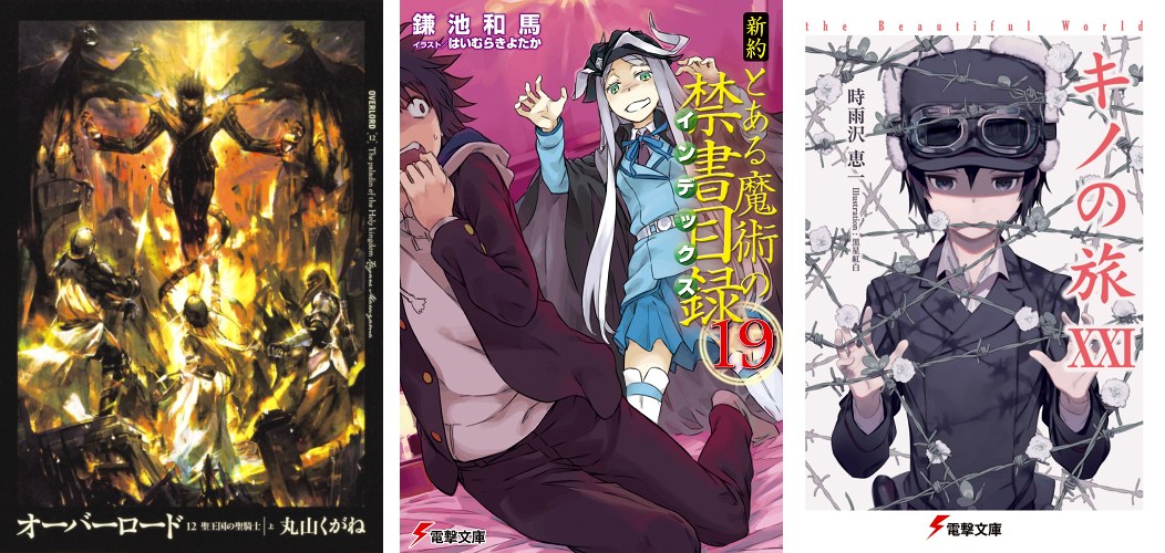 Overlord 12 - A Certain Magical Index: New Testament 12 - Kino no Tabi 21 Overlord 12 Index NT 12 Kino no Tabi 21