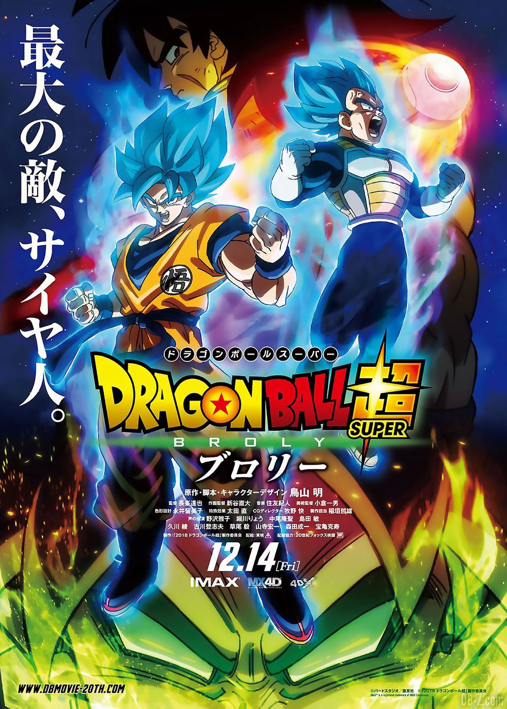 Dragon Ball Super Movie: Broly protagonista del nuovo film