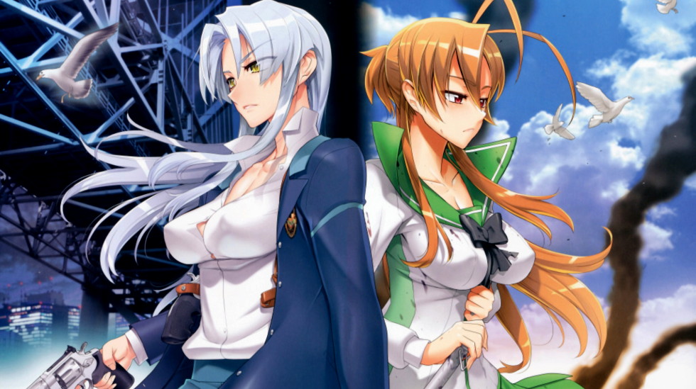 Mikoto di Triage X e Rei di Highschool of the Dead Mikoto e Rei