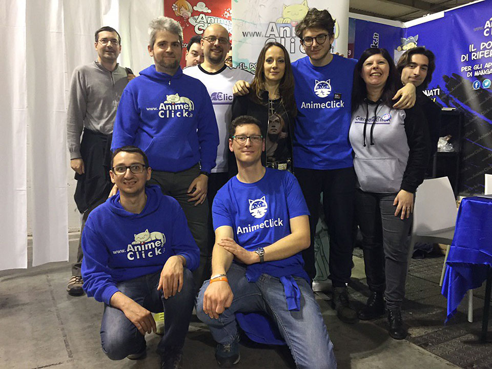 Foto di gruppo con Emanuela Pacotto