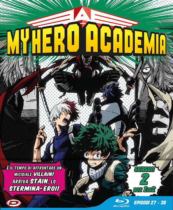 My Hero Academia - Stagione 02 Box #02 (Eps 27-38) (Ltd Edition) (3 Blu-Ray) My Hero Academia - Stagione 02 Box #02 (Eps 27-38) (Ltd Edition) (3 Blu-Ray)