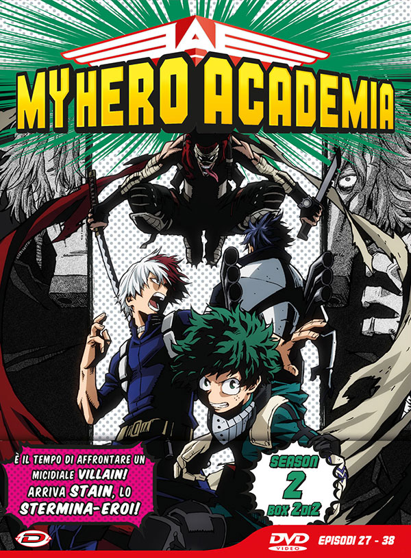 My Hero Academia - Stagione 02 Box #02 (Eps 27-38) (Ltd Edition) (3 Dvd My Hero Academia - Stagione 02 Box #02 (Eps 27-38) (Ltd Edition) (3 Dvd