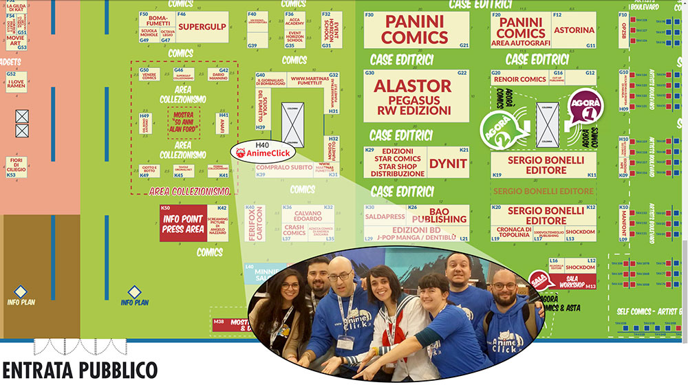 Lo stand di AnimeClick.it a Cartoomics 2019 Lo stand di AnimeClick.it a Cartoomics 2019