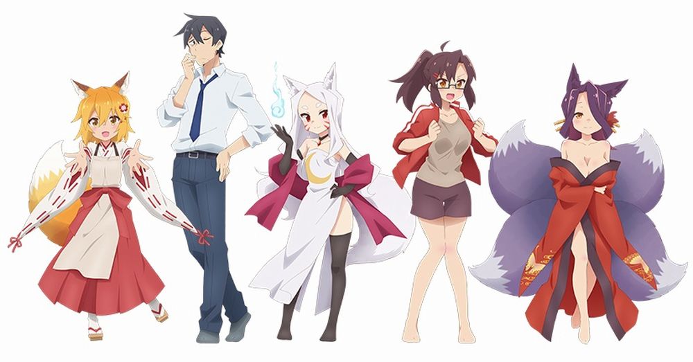 Il cast dell'anime
