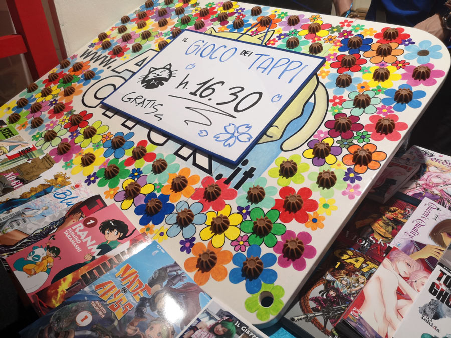 Gioco dei tappi - Napoli Comicon 2019 Gioco dei tappi - Napoli Comicon 2019