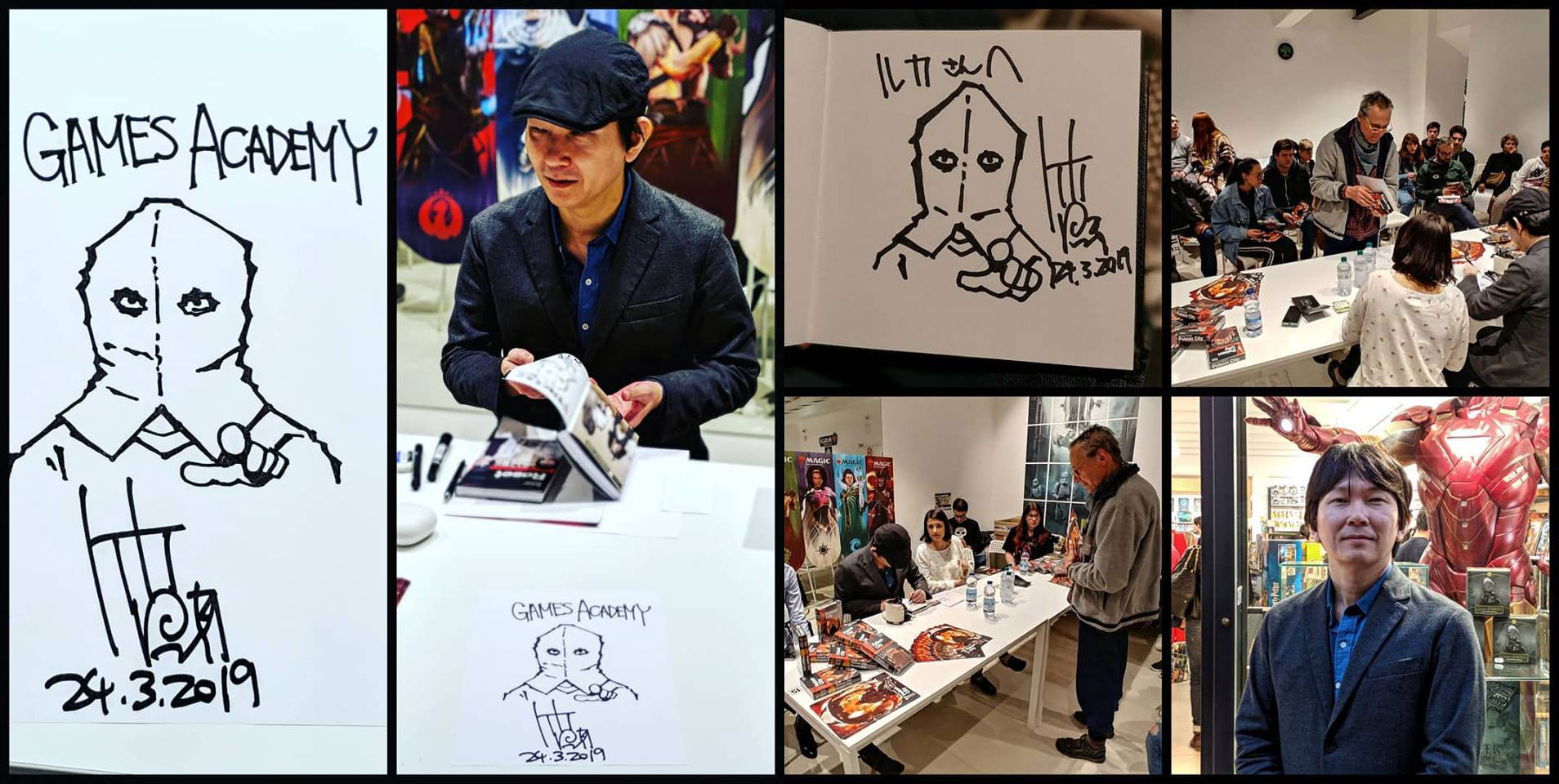 Tetsuya Tsutsui al Games Academy di Brescia Tetsuya Tsutsui al Games Academy di Brescia