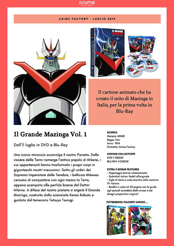 Il Grande Mazinga Vol. 1 Il Grande Mazinga Vol. 1