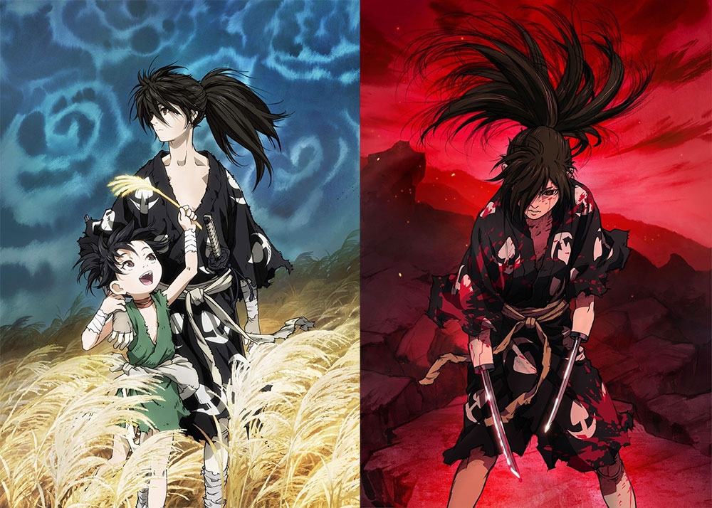 Le due locandine della nuova serie di Dororo