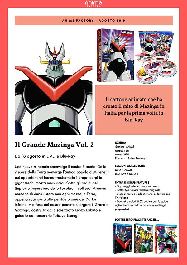 Il Grande Mazinga Volume 2 Il Grande Mazinga Volume 2