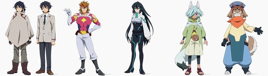Ecco i personaggi di Gundam Build Divers Re:Rise
