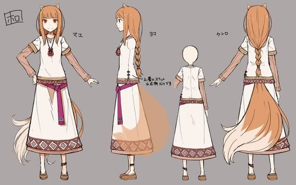 Ecco alcuni disegni del sequel di Spice & Wolf VR