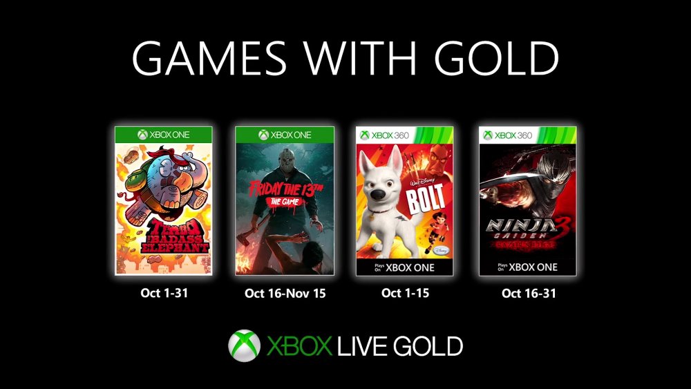 Svelati i Games With Gold di ottobre 2019 Svelati i Games With Gold di ottobre 2019