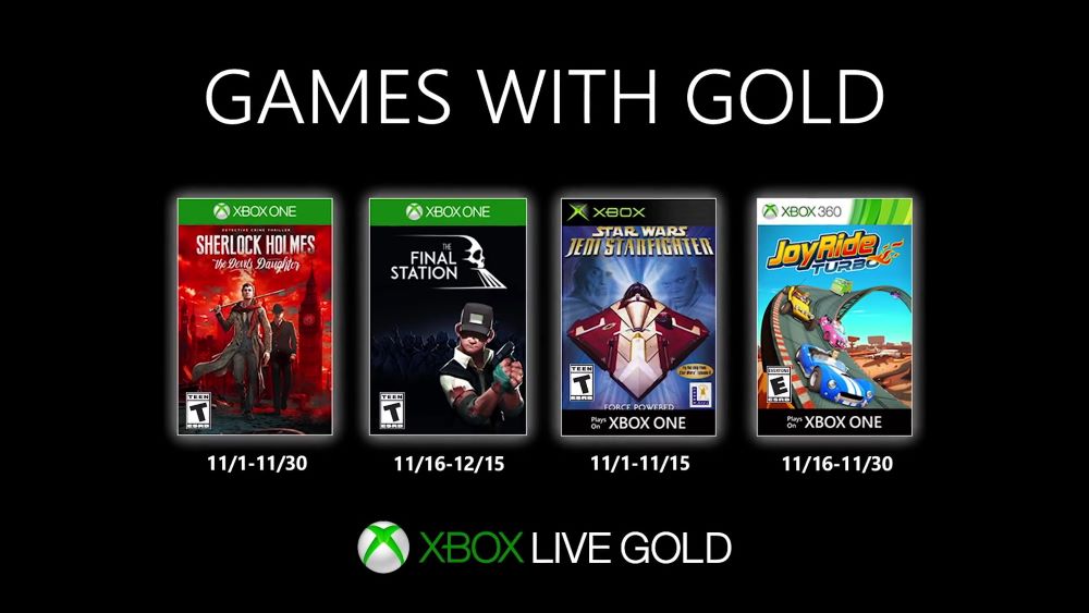 Svelati i Games with Gold di novembre 2019 Svelati i Games with Gold di novembre 2019